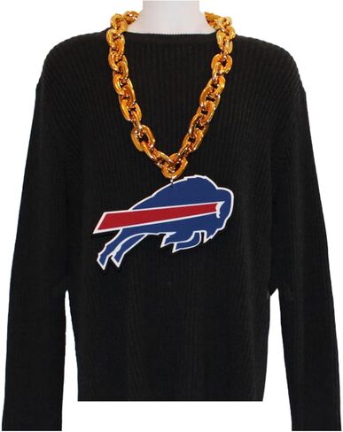 Aminco NFL Buffalo Bills Fan Chain, Gold in Kuwait