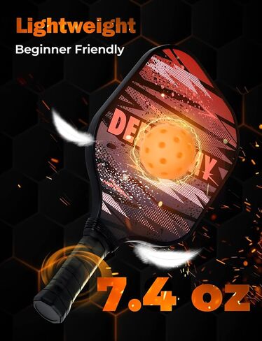 مجموعة مجاديف كرة البيسبول من DEERFAMY مكونة من قطعتين، ألياف الكربون الجرافيت والبولي بروبيلين على شكل قرص العسل، مضارب كرة البيسبول الاحترافية المعتمدة من الولايات المتحدة الأمريكية مع قبضة وسادة، خفيفة الوزن للمبتدئين والمحترفين in Kuwait