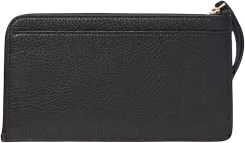 Kate Spade Lucy Glitter Medium L-Zip Wristlet (Black) in Saudi Arabia