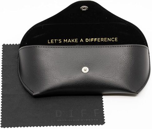 نظارات شمسية كبيرة الحجم من DIFF Blaire Designer للنساء حماية من الأشعة فوق البنفسجية 400، كريستال وردي كاندي + بني متدرج in Kuwait