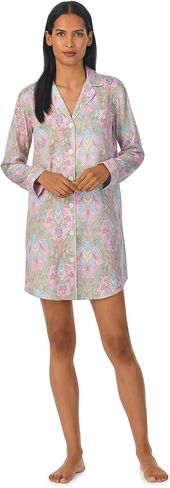 قميص نوم Lauren Ralph Lauren Sateen Notch متعدد الألوان بيزلي MD (الولايات المتحدة 8-10) in Saudi Arabia