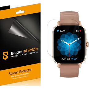 Supershieldz (3 Pack) Designed for Amazfit GTS 3 Screen Protector, High Definition Clear Shield (TPU)