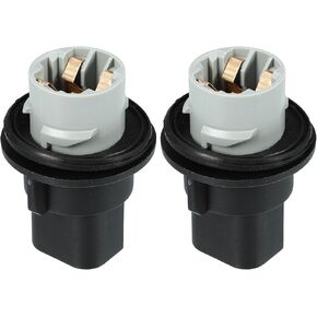 Front Turn Signal Tail Light Socket for Jeep Grand Cherokee 3 Pins Stable No.68191950AA | Turn Signal Bulb Lamp Adapter 2 Pcs