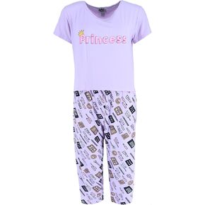 Women's Plus Princess Shirt Makeup Capris in Saudi Arabia
