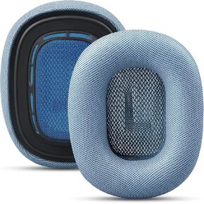 Replacement Earpads for Airpod Max, Comfort Ear Cushions Cover for Airpods Max, Sweat Proof Headphone, Protective Earcups with Mesh Fabric Memory Foam and Magnet (Blue)