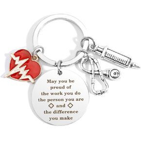 Nurse Gifts, Nurse Graduation Gift, Nurses Week Gifts, Nurse Appreciation Gifts, Gifts for Nurses, Nurse Keychain, Medical Assistant Gifts, Nursing Student Gifts, Nurse Practitioner Gifts for Women