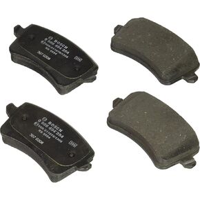 BOSCH 0986494254 EuroLine Disc Brake Pad Set - Compatible With Select Audi A4, A4 Quattro, A5, A5 Quattro, Allroad, Q5, S4, S5, SQ5; REAR