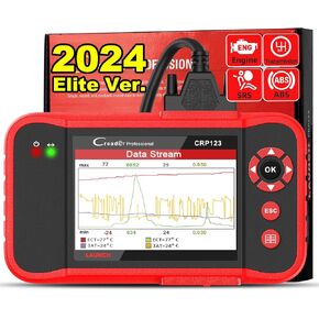 LAUNCH CRP123 OBD2 Scanner, Engine/ABS/SRS/Transmission Code Reader Car Diagnostic Scan Tool, Full OBDII Modes Automotive Scanner, Live Data Stream Graph, Lifetime Free Update