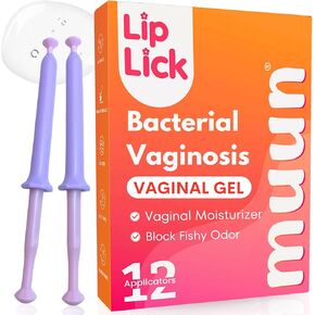 Muun (BV) Symptoms Relief & Vaginal Moisturizer - Pack 12 Restoring pH Balance for Fishy Odor, Dryness, Itching - Menopause & Perimenopause Women - User friendly, Hormone & Estrogen Free