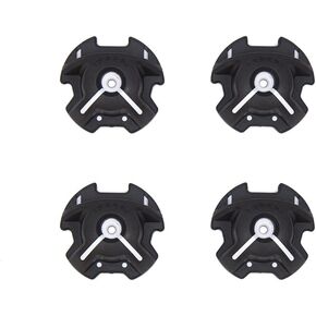 Demon Wedge Snowboard Wall Mounts Black Combo Pack (2 Pairs-Hangs 2 Snowboards)