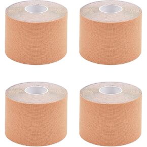 Kinesiology Tape 8 Rolls, Original Cotton Elastic Premium Athletic Tape,16.4 ft Uncut Tape,Hypoallergenic and Waterproof for Muscle Pain Relief and Joint Support