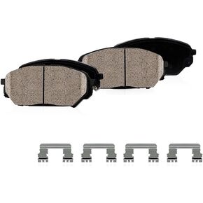 Callahan Front Brakes For 2000 2001 2002 DODGE DAKOTA DURANGO 4WD Ceramic Brake Pads
