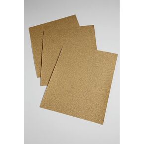 3M 346U 60 Grit, 9" X 11", Aluminum Oxide Paper Sheet, D Weight (50 Pack)