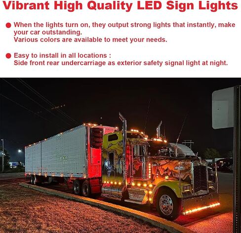12Pcs 3/4 Inch Round LED Clearance Light,Front Rear Top Marker Indicators Tail Light Waterproof,Bullet Marker Light,4 Color(Red/Bule/White/Yellow) with 24Pcs Wiring cap for Truck Car Bus RV in Saudi Arabia