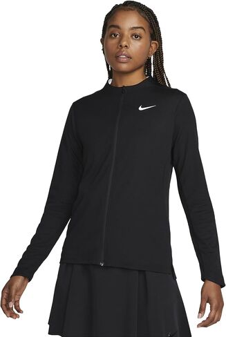 Nike Dri-FIT UV UPF 40+ Advantage Women's Full-Zip Golf Jacket, BLACK, MEDIUM in Saudi Arabia