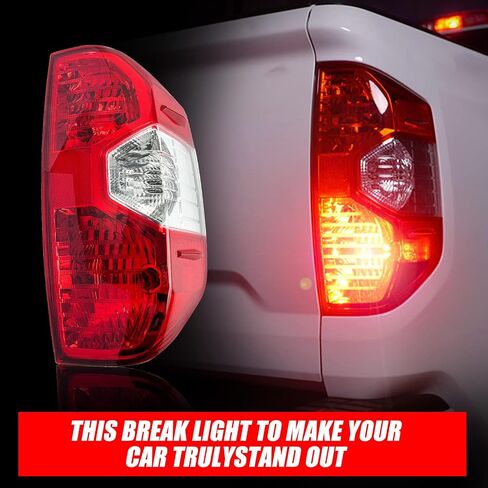 RANSOTO Tail Light Lamp Housing Compatible with 2014 2015 2016 2017 2018 2019 2020 2021 Tundra Right Passenger Side Replace ‎81550-0C100 in Saudi Arabia