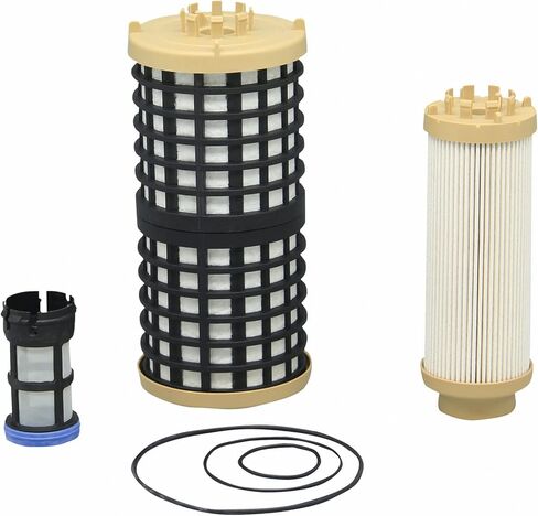 استبدال فلتر الوقود EF-9924 PF9924 PF9806 A0000904251 33849 FK48555 P550954 L5091F FK48556 مناسب لمحركات ديترويت ديزل DD13 12.8L DD15 14.8L DD16 15.6L (عبوة من مجموعة واحدة) in Kuwait