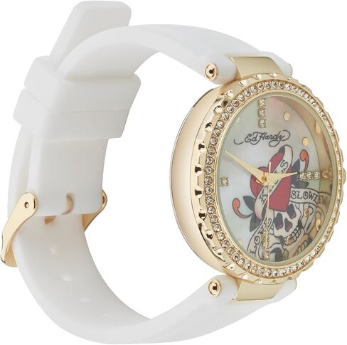 ED HARDY Ladies Silicone Strap Analog Watch in Saudi Arabia