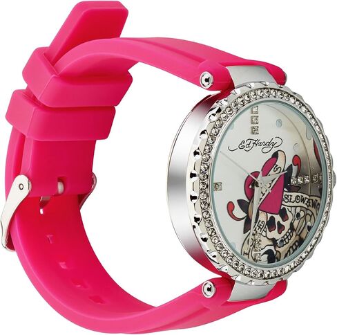 ED HARDY Ladies Silicone Strap Analog Watch in Saudi Arabia