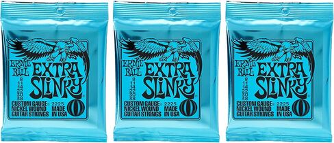 Ernie Ball Extra Slinky Guitar Strings (Pack of 3) (2225x3) in Saudi Arabia
