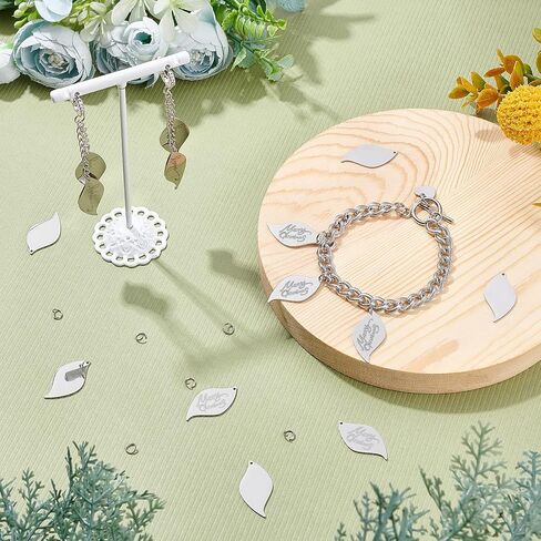 DICOSMETIC Stamping Blank Tag Pendants Stainless Steel Flat Round Heart Star Triangle Teardrop Blank Pendants Double Side Drawbench Blank Charms for Jewelry Making in Saudi Arabia