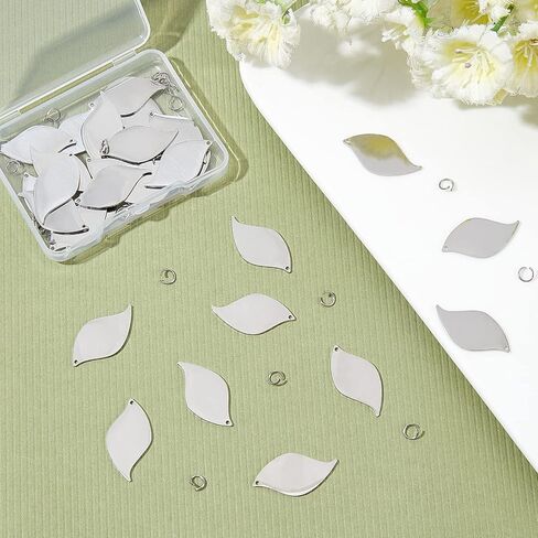 DICOSMETIC Stamping Blank Tag Pendants Stainless Steel Flat Round Heart Star Triangle Teardrop Blank Pendants Double Side Drawbench Blank Charms for Jewelry Making in Saudi Arabia