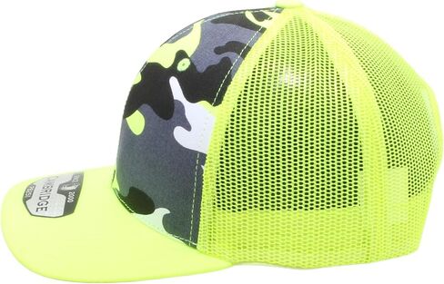 Pit Bull Premium Headwear Cambridge Trucker Hat Neon Camo Mesh Back Adjustable Snapback Hat Baseball Cap for Men & Women in Saudi Arabia