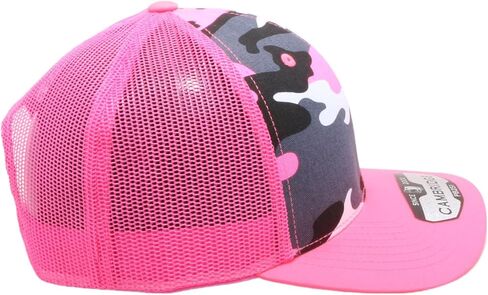 Pit Bull Premium Headwear Cambridge Trucker Hat نيون كامو شبكي خلفي قابل للتعديل قبعة بيسبول للرجال والنساء in Saudi Arabia