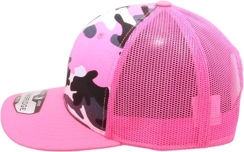 Pit Bull Premium Headwear Cambridge Trucker Hat نيون كامو شبكي خلفي قابل للتعديل قبعة بيسبول للرجال والنساء in Saudi Arabia