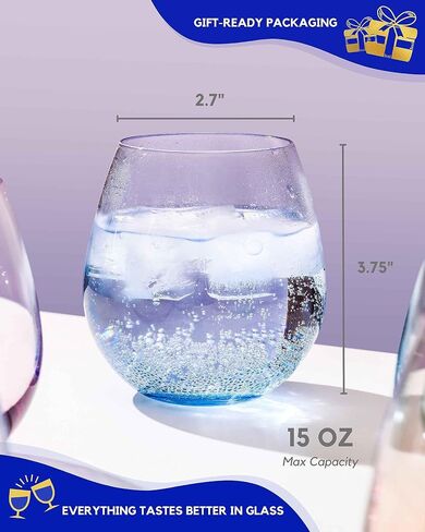 مجموعة أكواب كولوفي مارتيني مكونة من 6 قطع - أكواب الكوكتيل - مارجريتا بدون جذع 8oz، بار، زجاج حلوى - أواني زجاجية ملونة لشرب المشروبات الكحولية - كوزمو، مانهاتن، إسبرسو مارتيني - هدية لحفلات الكوكتيل لها in Saudi Arabia