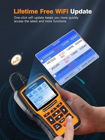 FOXWELL NT510 Elite 2.0 مناسب لماسح BMW الضوئي، أداة مسح ضوئي ثنائية الاتجاه لجميع الأنظمة مع جميع عمليات إعادة الضبط مناسبة لسيارات BMW Mini Rolls-Royce، قارئ رمز أداة التشخيص الكامل، أداة تسجيل البطارية، تحديث WiFi in Kuwait