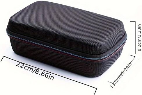 Multimeter Carrying Case Waterproof Shockproof Fluke Digital Multimeter Hard Bag for 20000mAh Jump Starter Power Bank 2000A 12V Portable Car Battery Starter (Red Black) in Saudi Arabia