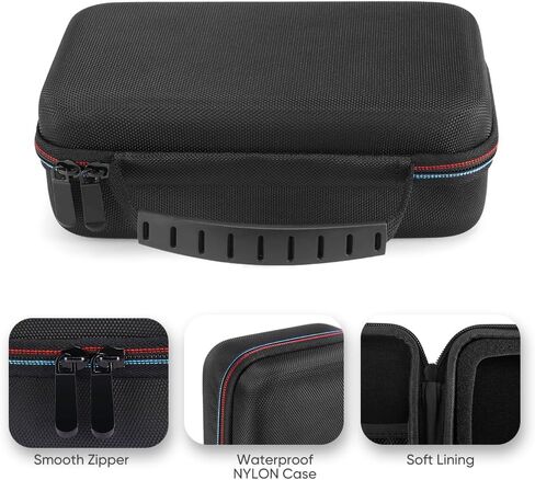 Multimeter Carrying Case Waterproof Shockproof Fluke Digital Multimeter Hard Bag for 20000mAh Jump Starter Power Bank 2000A 12V Portable Car Battery Starter (Red Black) in Saudi Arabia
