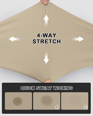 Outdoor Ventures Men's Golf Shorts Dry Fit Stretch Lightweight 9 Inch Flat Front Dress Shorts for Hiking Work Casual in Saudi Arabia