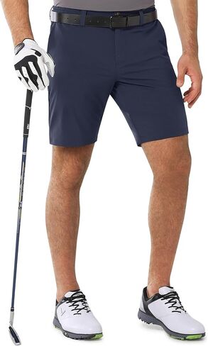 Outdoor Ventures Men's Golf Shorts Dry Fit Stretch Lightweight 9 Inch Flat Front Dress Shorts for Hiking Work Casual in Saudi Arabia