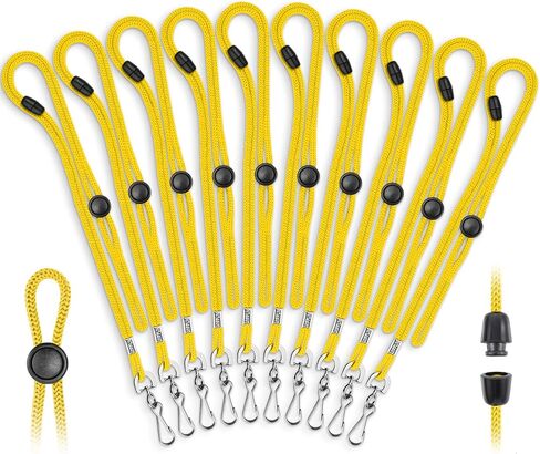 MIFFLIN-USA Adjustable Safety Lanyards for ID Badge Holder & Face Mask (Black, 36 Inch, 800 Bulk Pack) in Kuwait