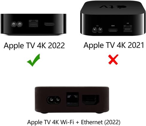 Protective Case for Apple TV 4K 2022 Remote, Anti-Slip Shock Proof Silicone Cover for Apple TV 4K 3rd Generation Set-top Box TV Box Waterproof Cover in Saudi Arabia