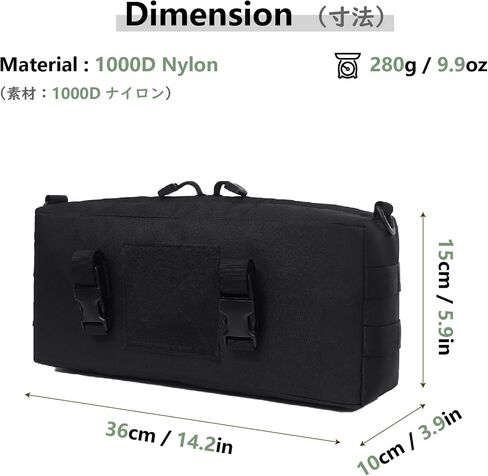 JEELAD Sports Bag Foldable Molle Pouches Gym Bag Tactical Pouch Duffle Pouch Water Resistant for Gym Sports Yoga Outdoor Camping in Saudi Arabia