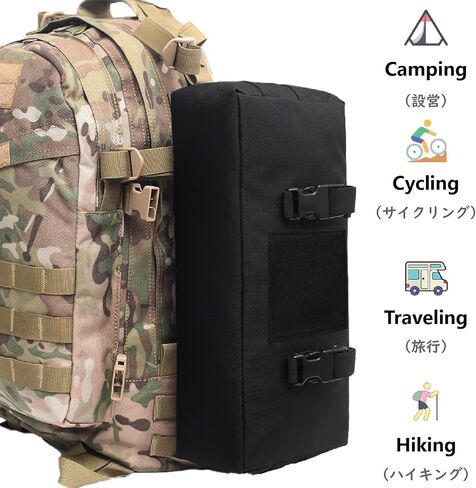JEELAD Sports Bag Foldable Molle Pouches Gym Bag Tactical Pouch Duffle Pouch Water Resistant for Gym Sports Yoga Outdoor Camping in Saudi Arabia