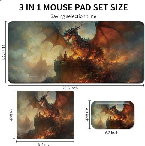 Desk Mat + Mouse Pad + Mouse Wrist Rest,3 PCS Set Ergonomic Memory Foam Mouse Wrist Rest with Durable Anti-Slip Rubber Base for Office,Home & Easy Typing Pain Relief,Pink Flash Scripture 46:5 in Saudi Arabia