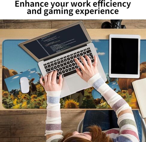 Desk Mat + Mouse Pad + Mouse Wrist Rest,3 PCS Set Ergonomic Memory Foam Mouse Wrist Rest with Durable Anti-Slip Rubber Base for Office,Home & Easy Typing Pain Relief,Pink Flash Scripture 46:5 in Saudi Arabia