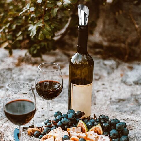 20Pcs Wine Pour Disc Drop Stoper, Red Wine Pourer Wine Pourer, Aluminum Foil Pour Spouts, Aluminum Foil Wine Bottle Pourer, Wine Spout Pourer, Silver Foil Drop Stopping for Wine Beverage Beer in Saudi Arabia