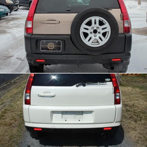 For 2002 2003 2004 Honda CR-V LED Rear Bumper Reflector Tail Brake Lights Smoked Lens 33505S9A003, 33555S9A003 in Saudi Arabia