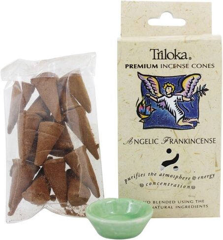 TRILOKA Angelic Frankincense Incense Cones, 14 CT in Saudi Arabia