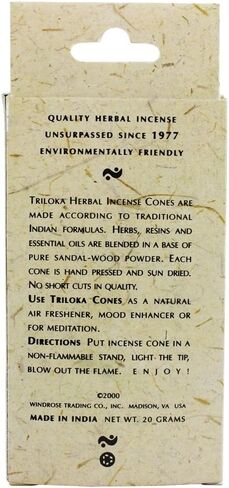 TRILOKA Angelic Frankincense Incense Cones, 14 CT in Saudi Arabia