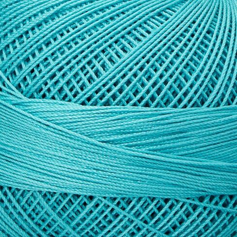 Handy Hands خيط قطن ليزبث بطول 210 ياردة، 25 جم، أزرق بحري متوسط in Kuwait