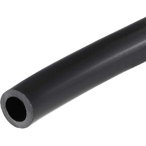 uxcell Lubricating Oil Hose, 4mm ID x 6mm OD 5m Black Rubber Water Hose Tubing