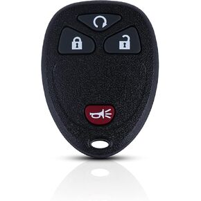 Replacement Keyless Entry Car Remote Key Fob fits for Chevy 2007-2014 Equinox Avalanche Silverado Escalade Suburban GMC Yukon OUC60270, OUC60221, Set of 2