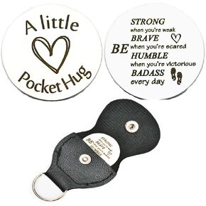 Pocket Hug Token Gift Keychain Christmas Birthday Gifts Long Distance Relationship Hug Tokens Keepsake Pocket Hugs