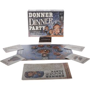 Chronicle Books Donner Dinner Party: A Rowdy Game of Frontier Cannibalism! (Weird Games for Parties, Wild West Frontier Game)